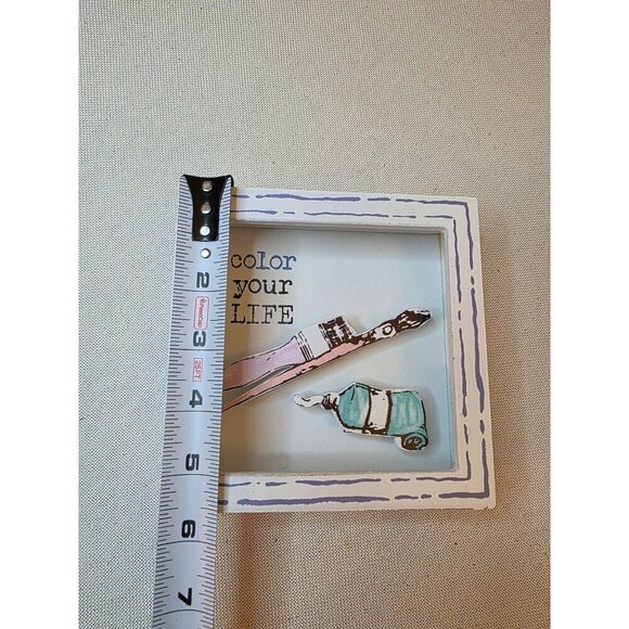 Color Your Life Tabletop Art Shadow Box Decor - Picture 5 of 6